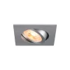 SLV Indbygget loftslampe New Tria, aluminium, aluminium, længde 8,2 cm
