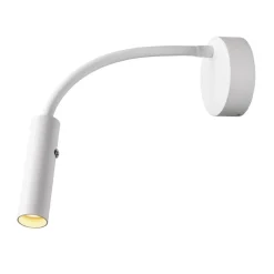 SLV Karpo Goose LED-væglampe, dæmpbar, hvid
