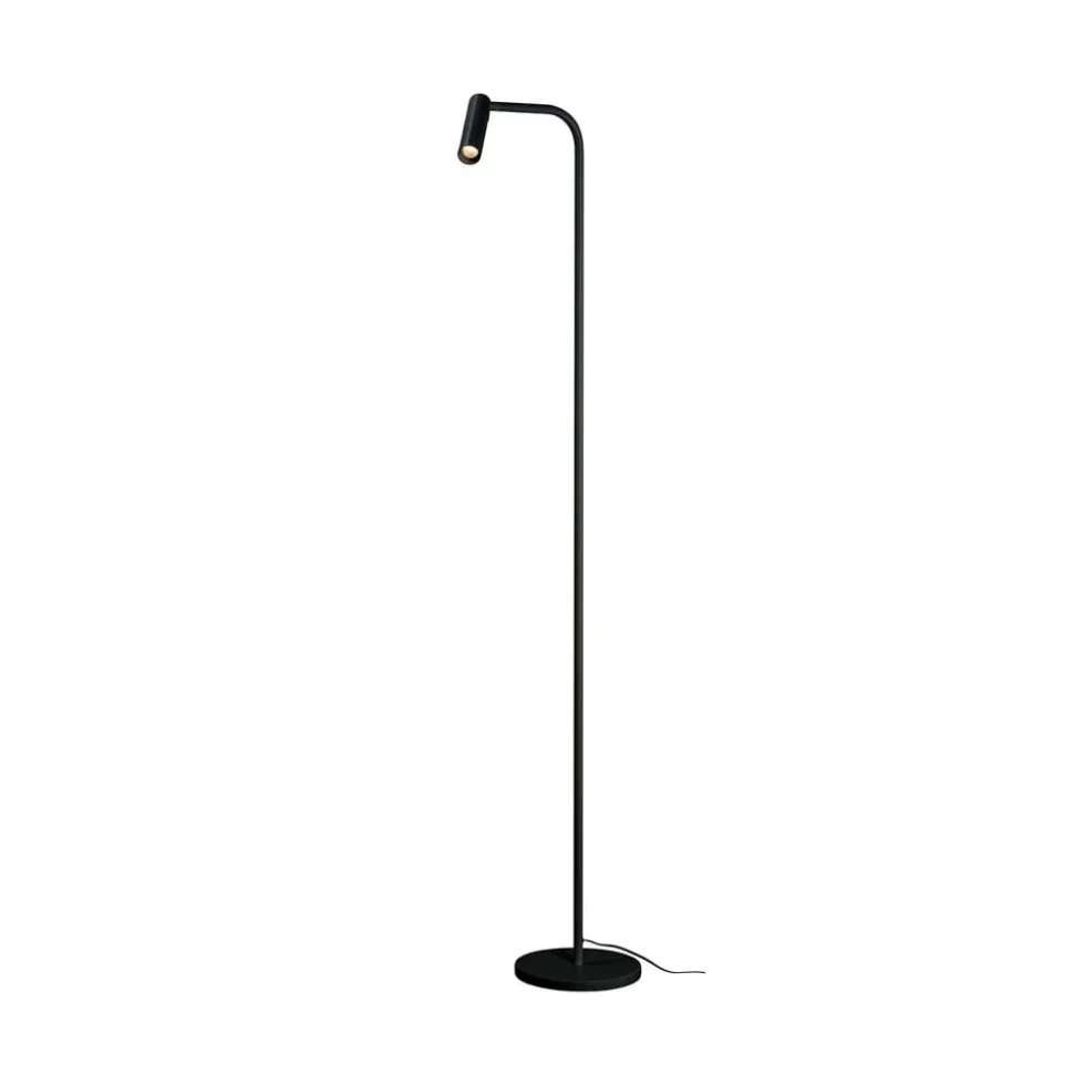 SLV Karpo LED-gulvlampe, med dæmper, sort