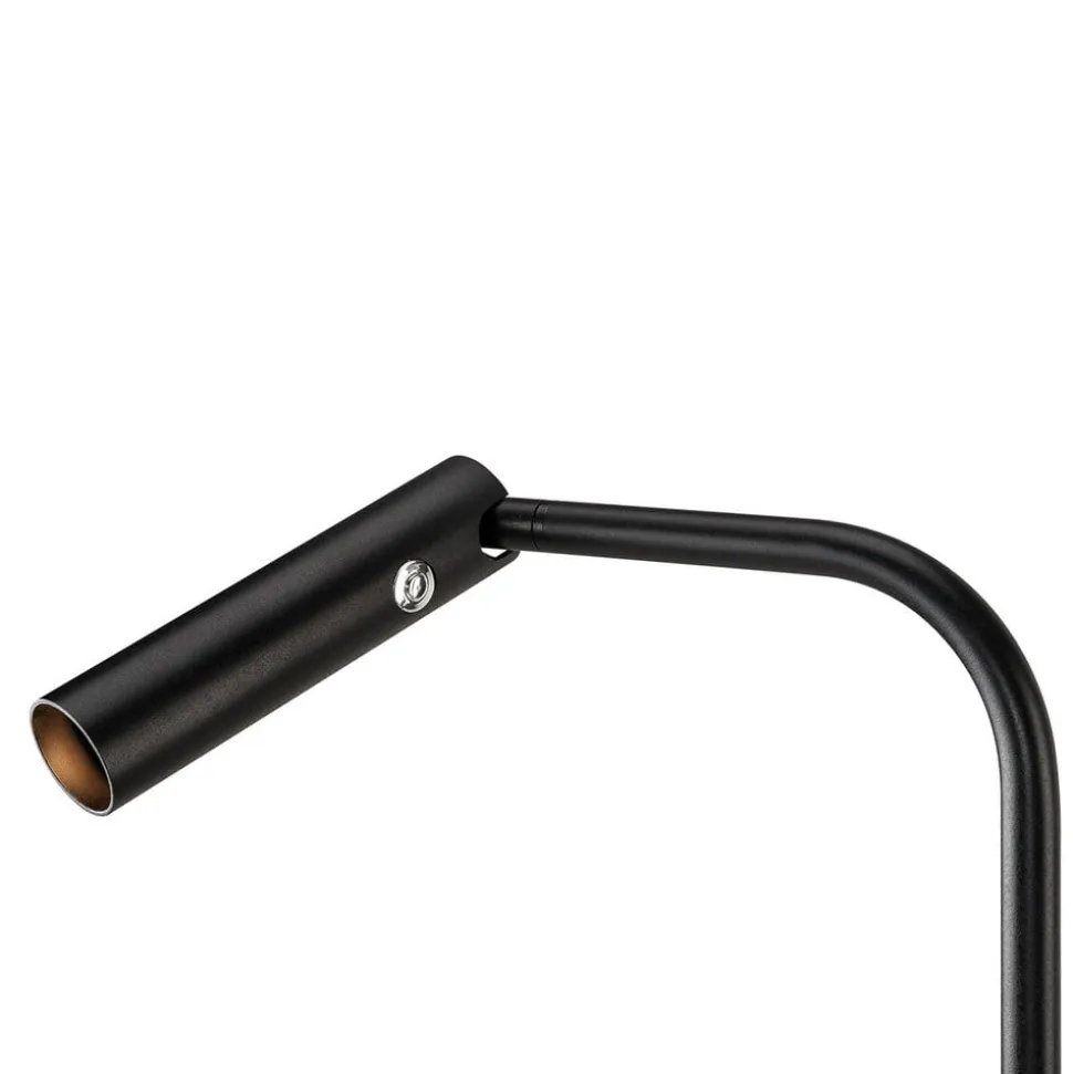 SLV Karpo LED-gulvlampe, med dæmper, sort