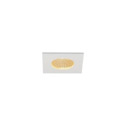 SLV LED indbygningslampe Patta-I, hvid, aluminium, længde 8 cm