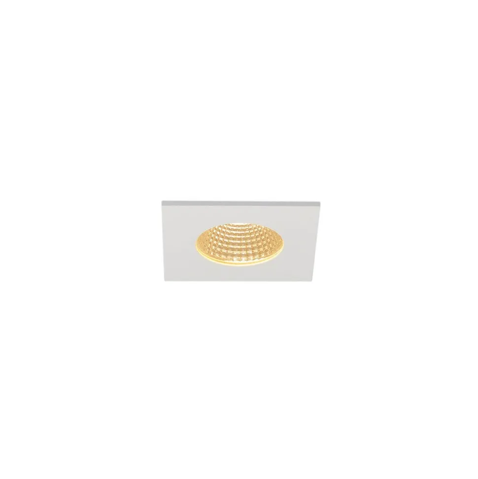 SLV LED indbygningslampe Patta-I, hvid, aluminium, længde 8 cm