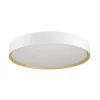 SLV LED-loftlampe Decona, Ø 42 cm, hvid/guldfarvet, metal
