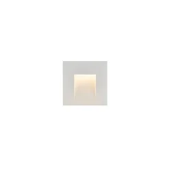 SLV LED-vægindbygningslampe Mobala, hvid, aluminium, 3.000 K