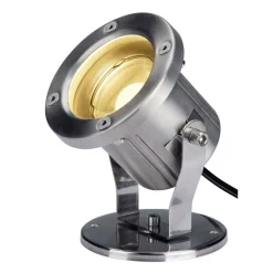 SLV Nautilus udendørs spotlampe, stål