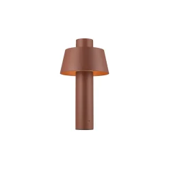 SLV Photoni 45 sokkellampe, rustfarvet, aluminium, højde 45 cm