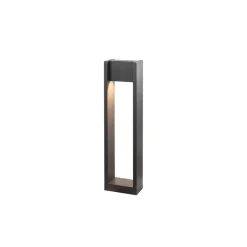 SLV Quad Pole LED-vejlampe, antracit, aluminium, højde 90 cm