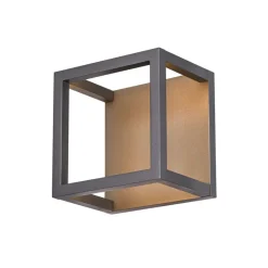 SLV Quadrulo LED udendørs loftslampe indir. antracit