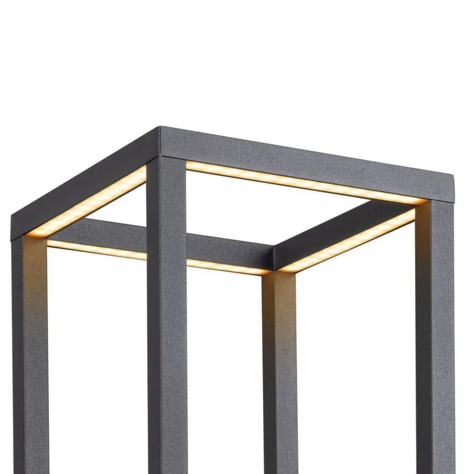 SLV Quadrulo LED-stibelysning, antracit
