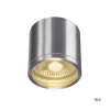 SLV Rox udendørs loftlampe, aluminium, Ø 12,5cm