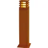 SLV Rusten firkantet LED-stibelysning rustbrun
