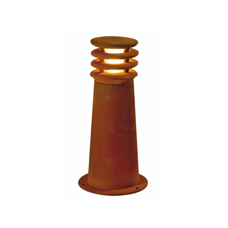 SLV Rusty 40 sokkellampe, rustfarvet, stål, højde 40 cm