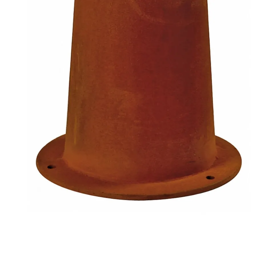 SLV Rusty 40 sokkellampe, rustfarvet, stål, højde 40 cm