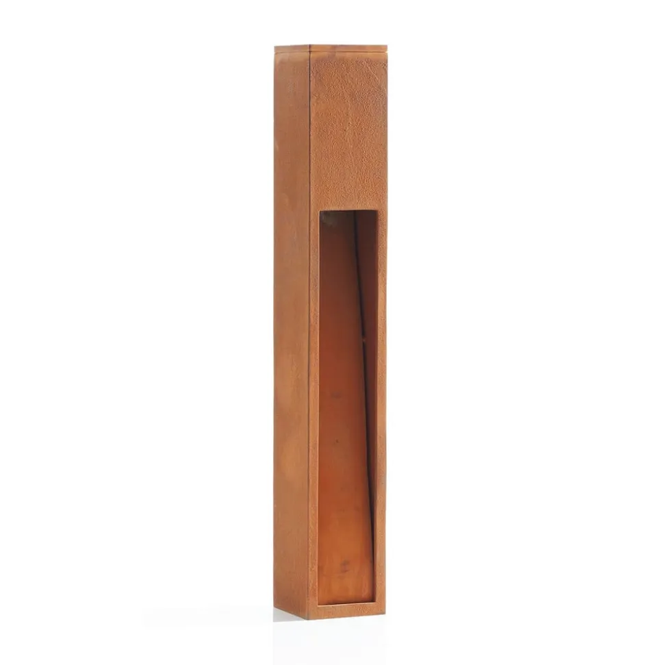 SLV Rusty Slot 80 rustbrun sokkel lys