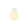 SLV Varyt loftlampe til badeværelset, hvid, aluminium, Ø 12 cm