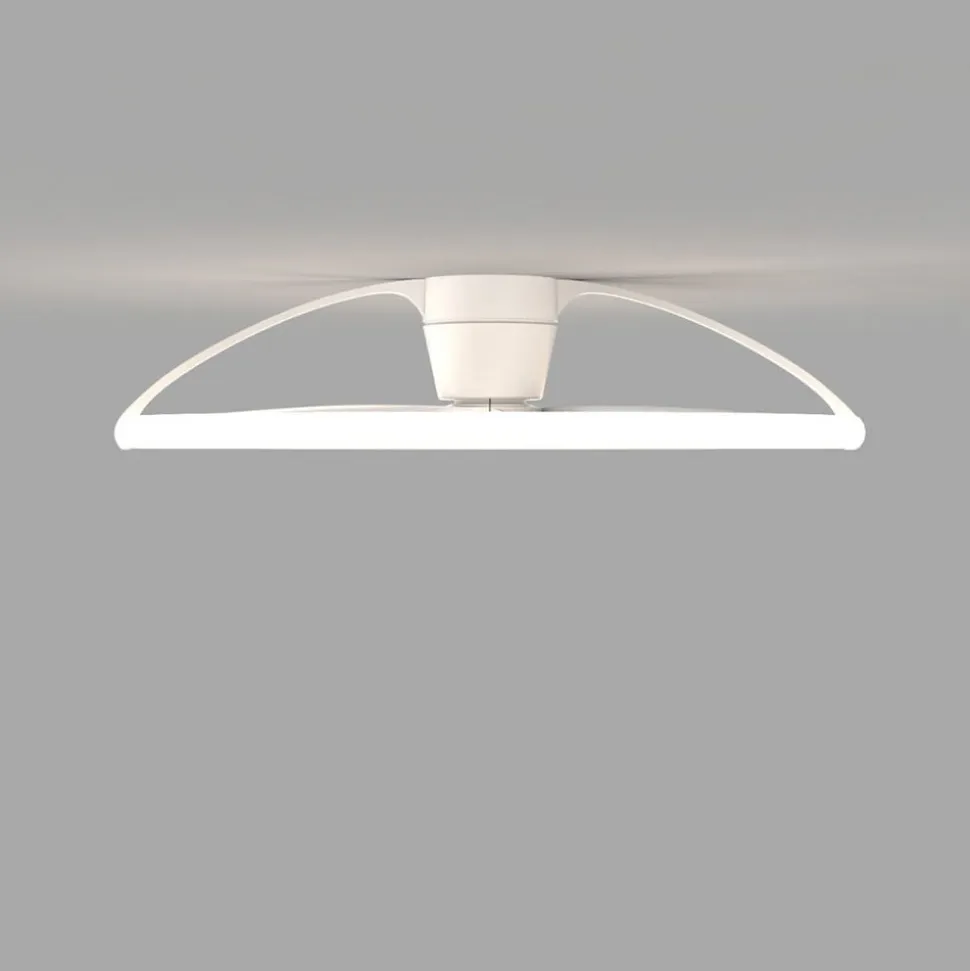 Smart LED-loftventilator Nepal, hvid, DC, støjsvag