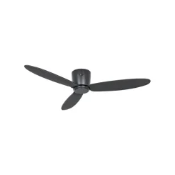 Smart loftventilator Eco Plano II, Ø 132 cm, grå, DC