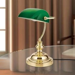 Smuk Onella bordlampe grøn