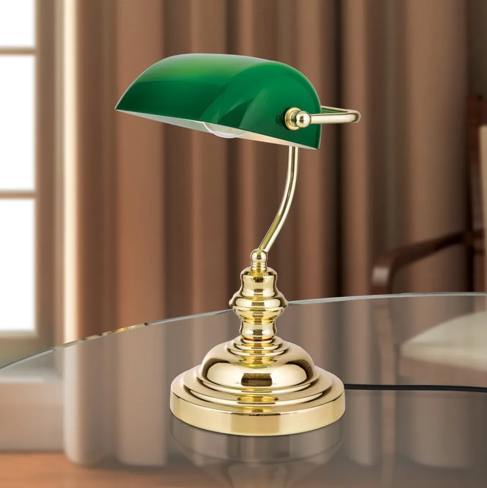 Smuk Onella bordlampe grøn