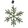 Snowflake udendørs LED-dekolampe, batteridrevet