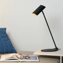 Sofistikeret skrivebordslampe Hester, sort