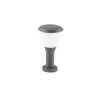 Sokkellampe Thiago, 30 cm, mørkegrå, metal, E27, IP65
