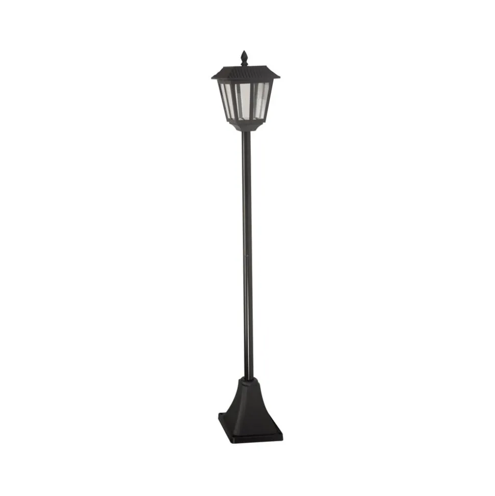 Solar vejlampe Metro, 130 cm, sort, IP44