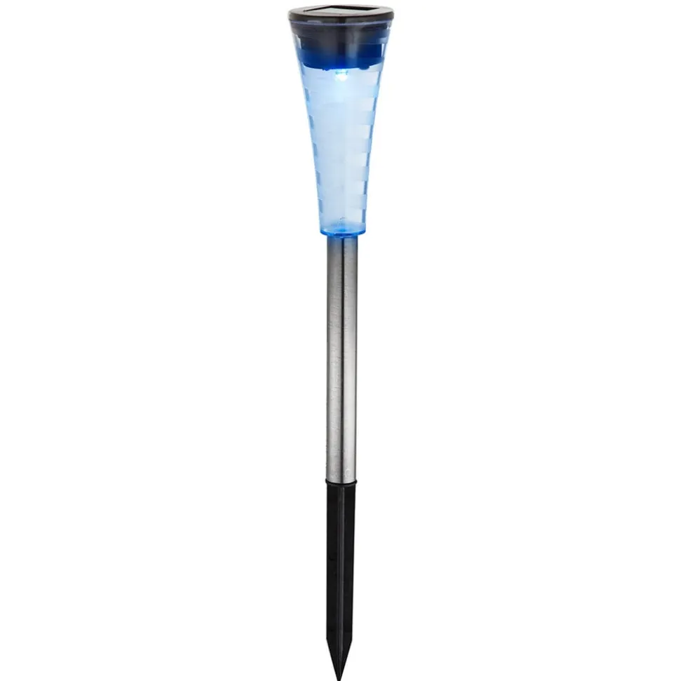 Solcellelampe Navin, RGB farveskift, 5’er sæt