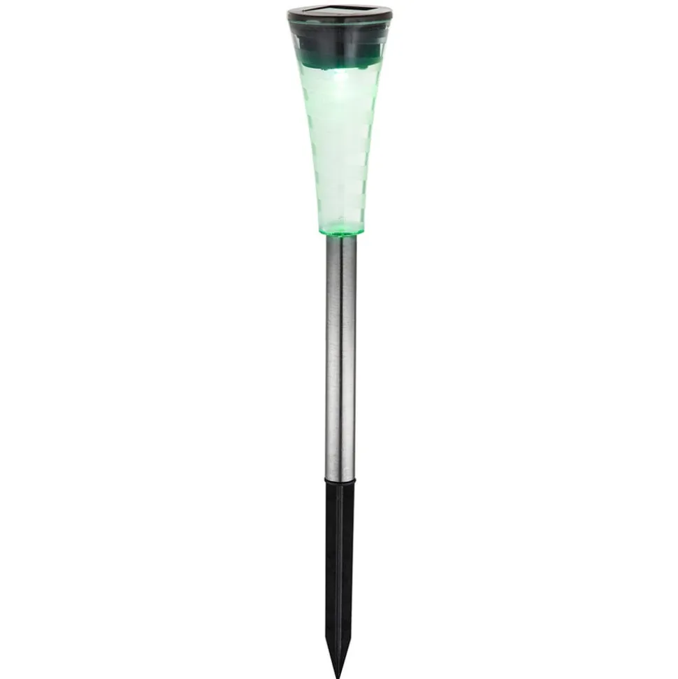 Solcellelampe Navin, RGB farveskift, 5’er sæt