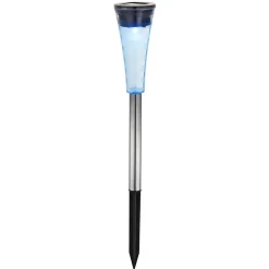 Solcellelampe Navin, RGB farveskift, 5’er sæt