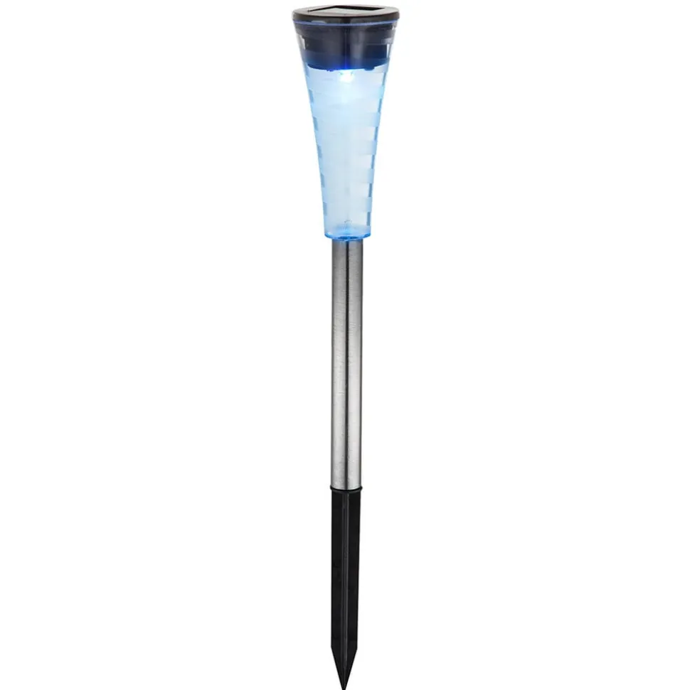 Solcellelampe Navin, RGB farveskift, 5’er sæt