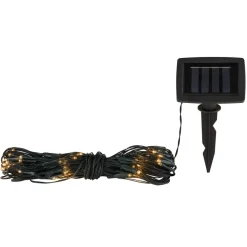 Solcelle-LED-lysforhæng IP44 110x90cm 100 lk