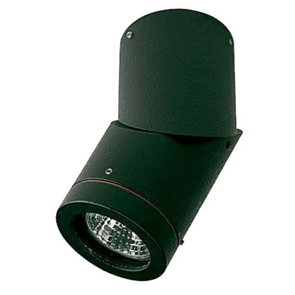Soleo spotlight, sort, IP44, drejelig, aluminium