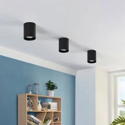Sort loftslampe Carson
