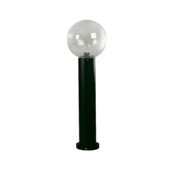 Sort pullertlampe med blæreglas