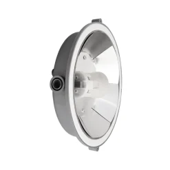 Sotano Retro lampe til vådrum, grå, Ø 18 cm, plast IP44