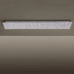 Sparkle LED-loftlampe CCT dim stål 100x45cm