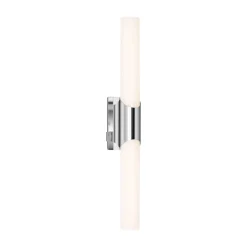 Spejllampe til badeværelse Klak Brilo, krom, 47 cm