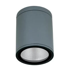 Sputnik LED-loftlampe, IP65, Ø 9 cm, antracit