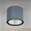 Sputnik LED-loftspot, IP65, Ø 14,5 cm, antracit