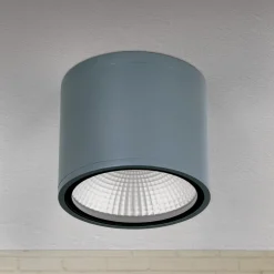Sputnik LED-loftspot, IP65, Ø 14,5 cm, antracit