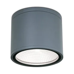 Sputnik LED-loftspot, IP65, Ø 14,5 cm, antracit