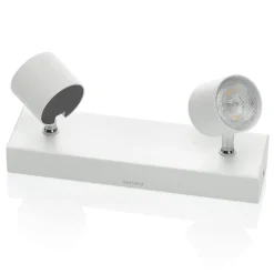 Star - 2 lyskilder LED spot, WarmGlow, hvid