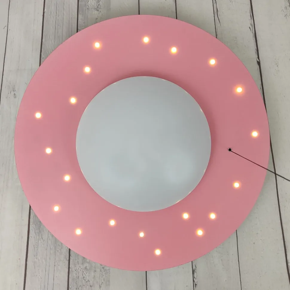 Starlight loftlampe med stjernehimmel, rosa