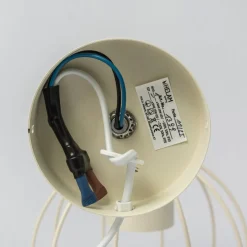 STARLIGHT væglampe, cremehvid 1 lyskilde Ø 18 cm metalstik