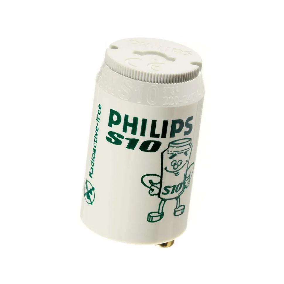 Starter til lysstofrør S10 4-65W fra Philips