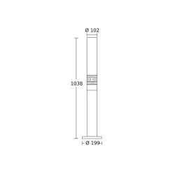 STEINEL GL60 LED-gadelampe med sensor