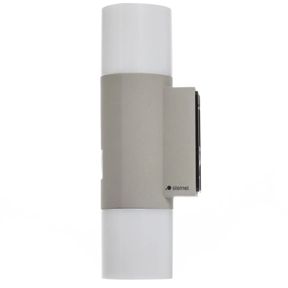 STEINEL L 910 S udendørs LED-væglampe, sensor sølv