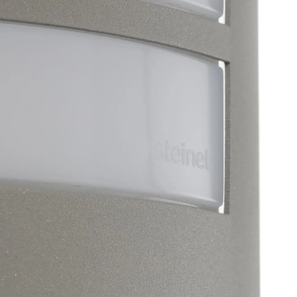 STEINEL L 12 S Udendørs væglampe med sensor, sølv