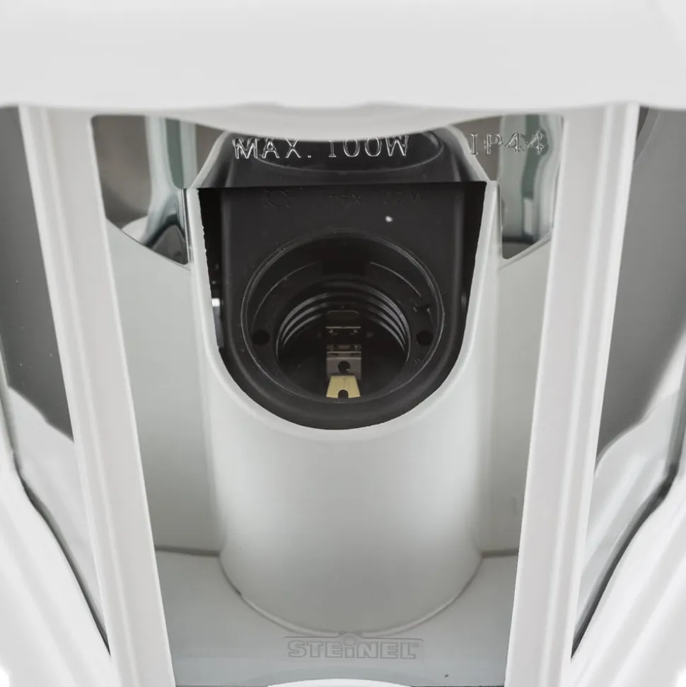 STEINEL L 190 S udendørs væglampe med sensor, hvid
